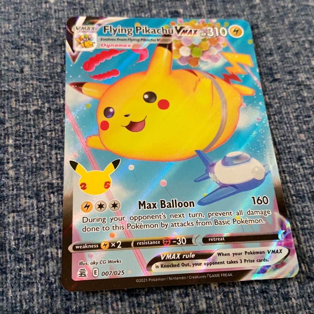 Flying Pikachu V Max